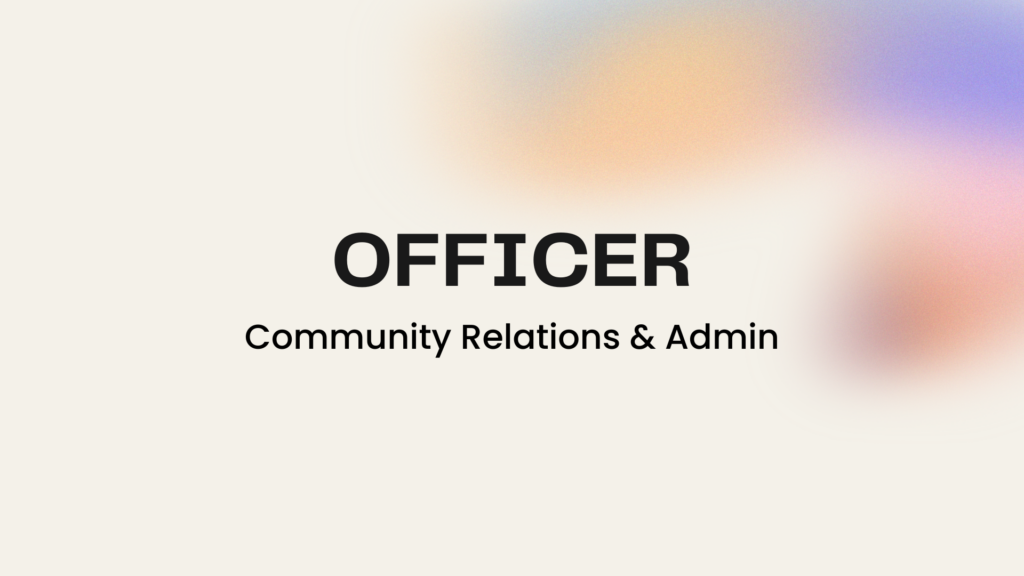 Offer Community Relations and Admin