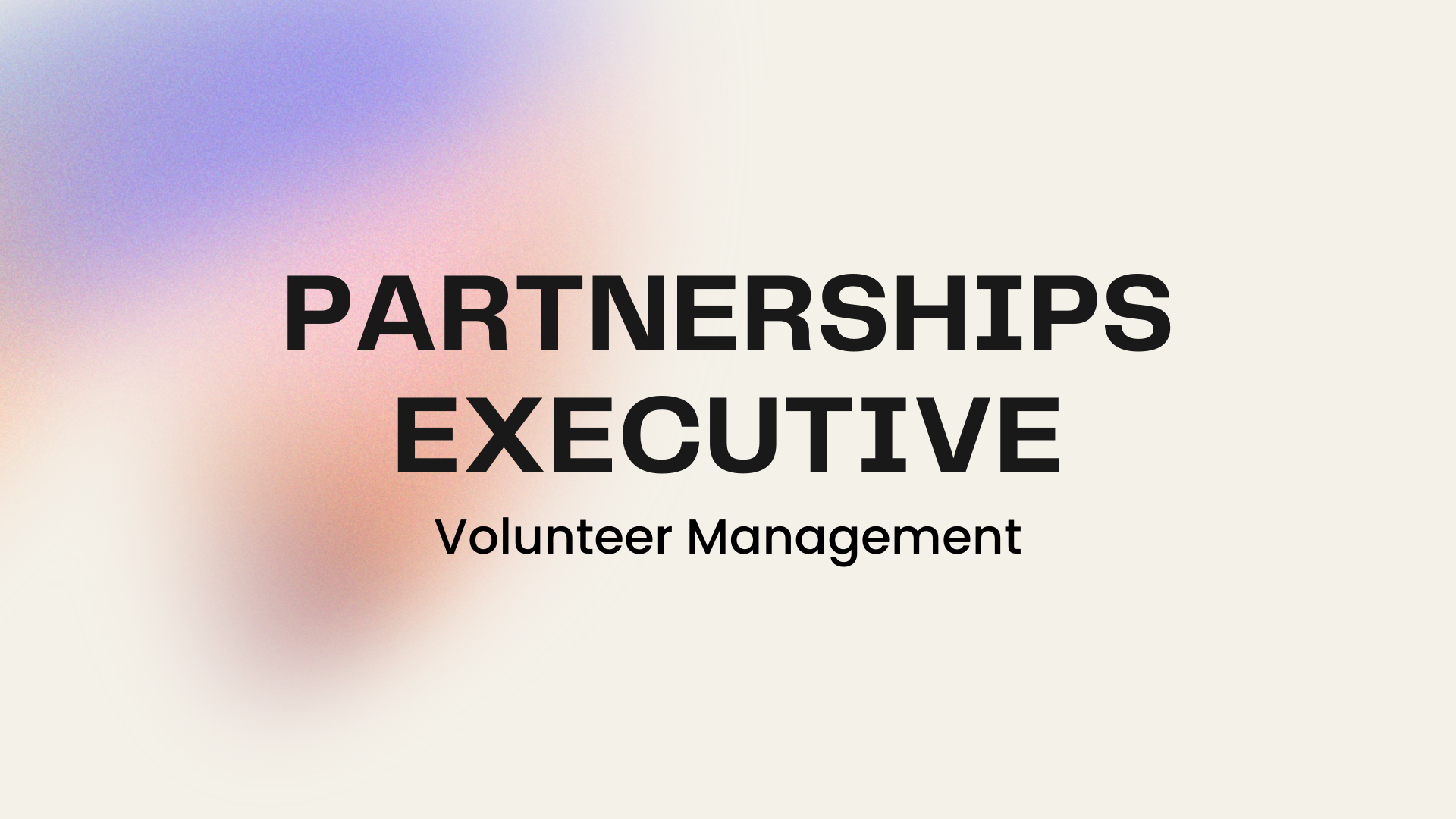 Partnerships Executive
